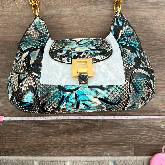 NWT Michael Kors Collection Hand Painted Python Bag - Picture 5 of 10